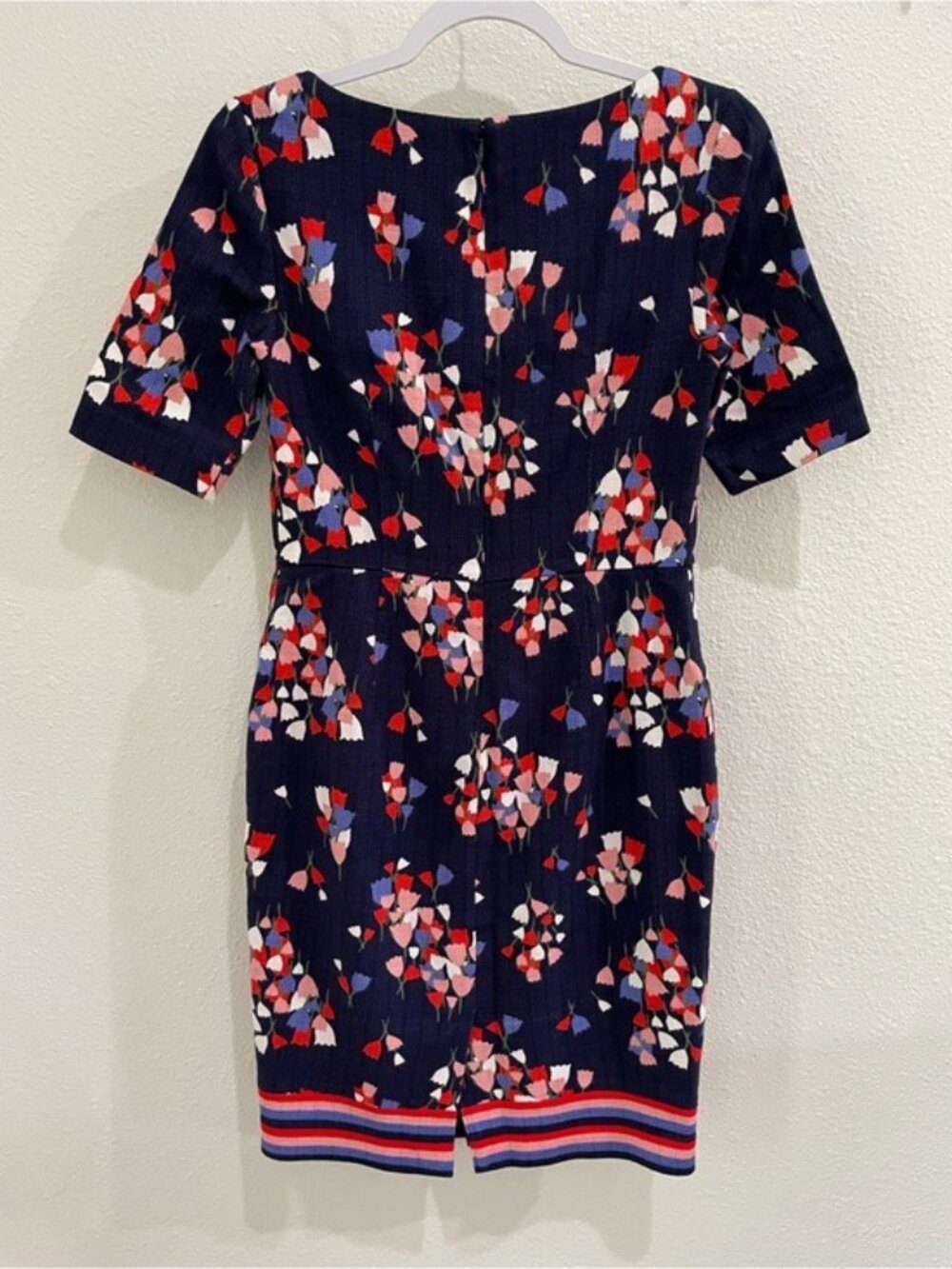 Boden Floral Feminine Sheath Dress Preppy Career Mod Office - Picture 8 of 8